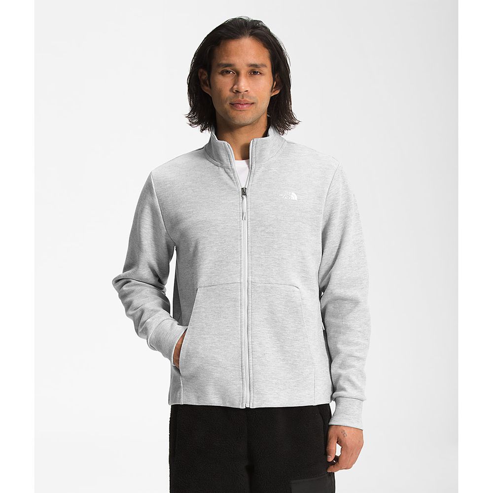 The North Face Fleece Mens Australia - The North Face City Standard Double-Knit Full Zip Light Grey